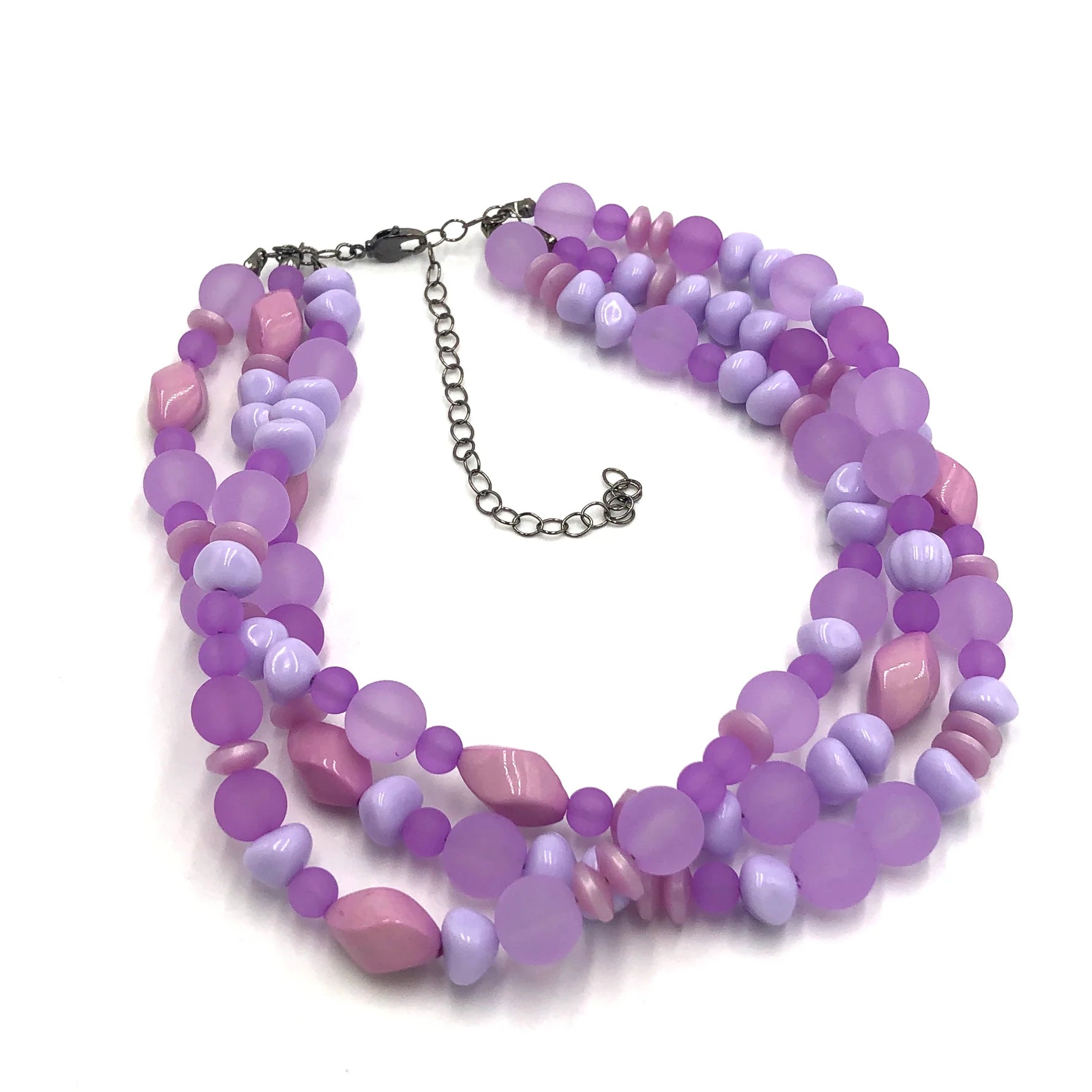 Mixed Lilacs Morgan Necklace