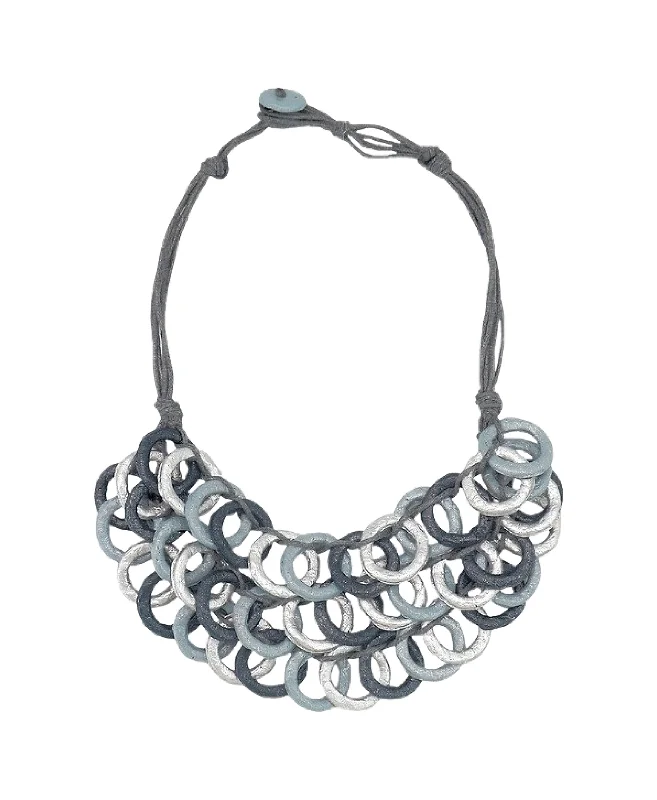 Paper Mache Statement Necklace