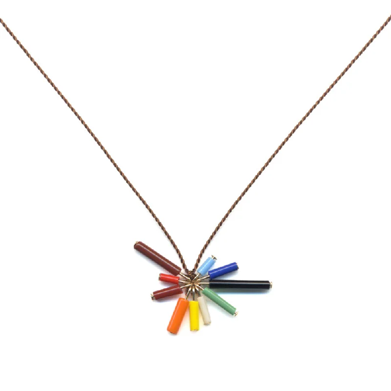 Rainbow Burst Necklace