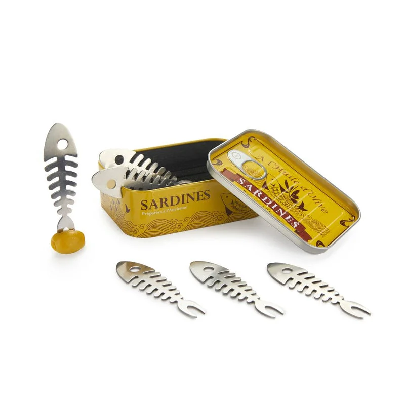 SNACK FORK SARDINES TIN