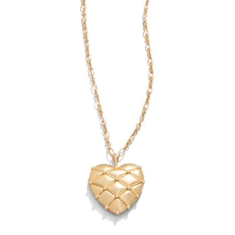 Spartina Big Heart Pillow Necklace - 18"