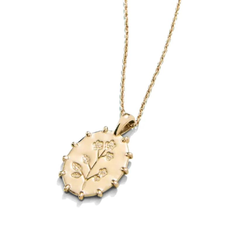 Spartina Forget Me Not Necklace 17" Flower