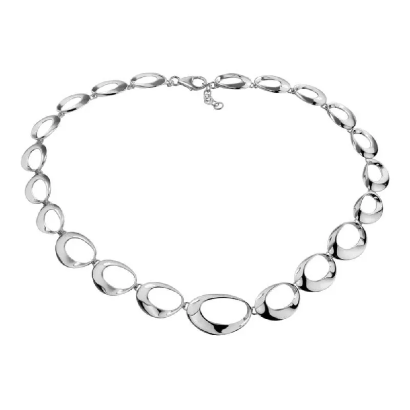 Sterling Silver Oval Link Necklace