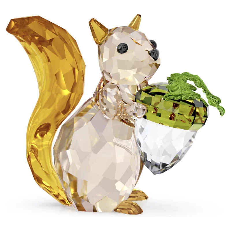 Swarovski Crystal Idyllia Squirrel and Acorn