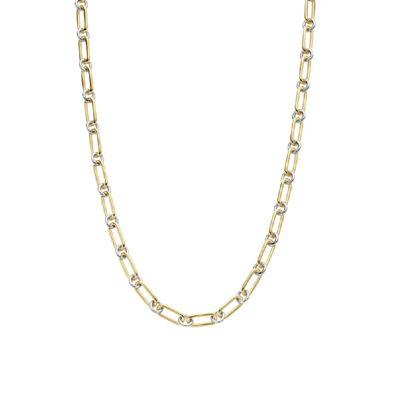 Ti Sento Two-Tone Chain Link Necklace