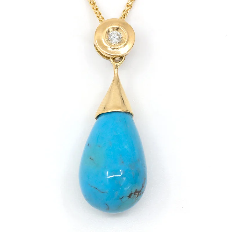 Turquoise Drop Pendant